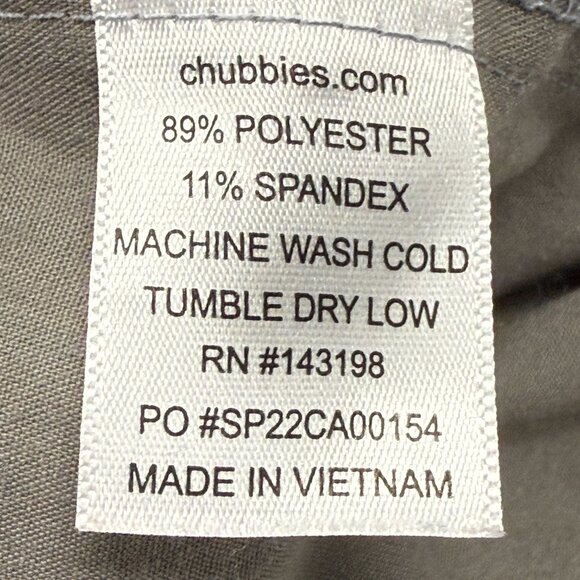 Chubbies Shorts Mens Large 6" Inseam Blue Drawstring Surfer Preppy Stretch - Picture 5 of 7